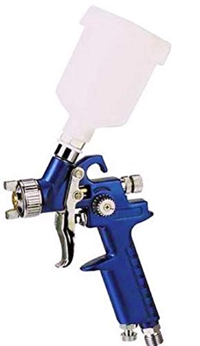 Mini aerógrafo profesional HVLP Spray Gun 125 cc Asturo H-2000 Nailon UG. 0,8 mm. Excelente