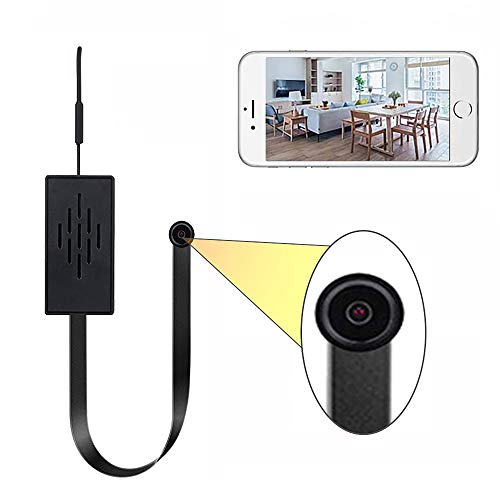 Mini Cámara WiFi,4K HD Nanny Cámara para Ver En El Movil IP VIgilancia WLAN Cámara con Visión Nocturna Detector de Movimiento para Hogar,Coches,Aviones,Oficina(2.4GHz)