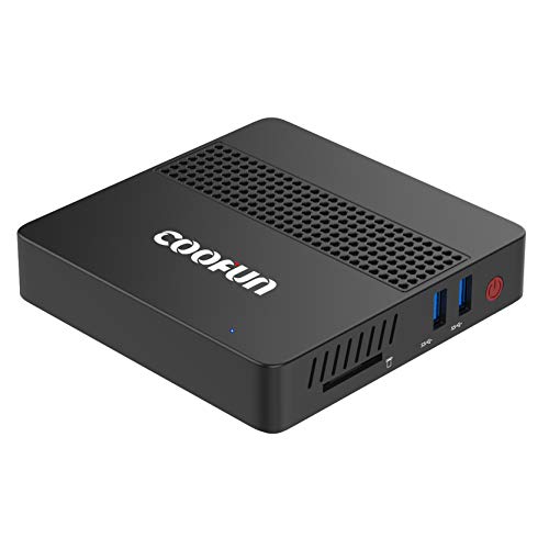 Mini PC Procesador Celeron Apollo Lake J3455 (hasta 2.3GHz), 8 GB LPDDR4 /SSD 128GB HDMI y VGA HD Display Dual WiFi USB 3.0 / BT 4.2 DIY M.2 NGFF SSD