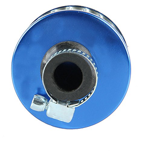 Mintice 12mm Mini azul cono de motor de coche universal de admisión de aire frío filtro de turbo limpio de ventilación del vehículo