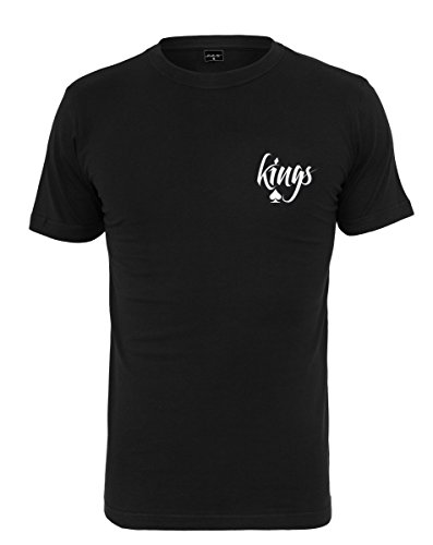 Mister Tee Kings Cards Camiseta, Hombre, Negro, Medium