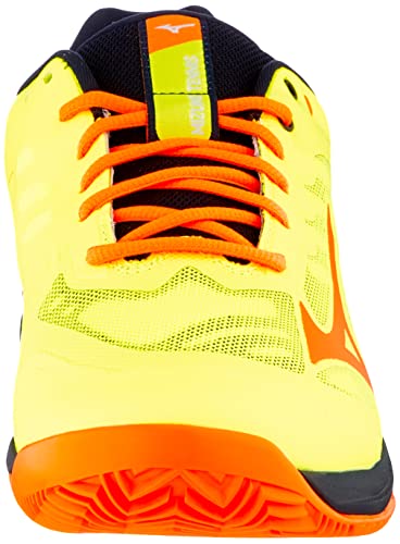 Mizuno Wave Exceed SL 2 CC, Zapatillas de pádel Unisex Adulto, SafetyYellow/ShockingOrange/SCaptain, 39 EU