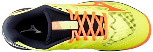 Mizuno Wave Exceed SL 2 CC, Zapatillas de pádel Unisex Adulto, SafetyYellow/ShockingOrange/SCaptain, 39 EU