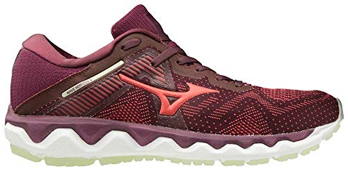 Mizuno Wave Horizon 4, Zapatillas para Correr de Carretera Mujer, Vino Malva Cayena, 36.5 EU