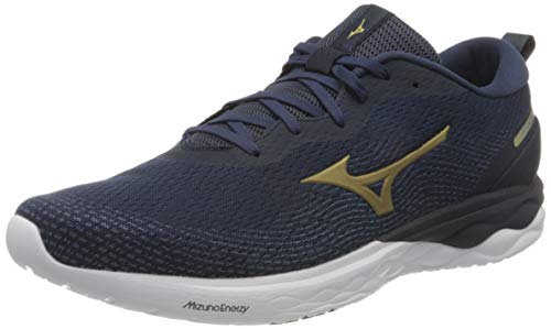 Mizuno Wave Revolt, Zapatillas Hombre, Moodindigo/8382c/Ospace, 44 EU