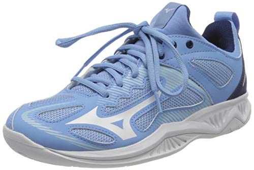 Mizuno Wave Stealth V, Handball Shoe Mujer, Dellarblue/White/2768c, 37 EU