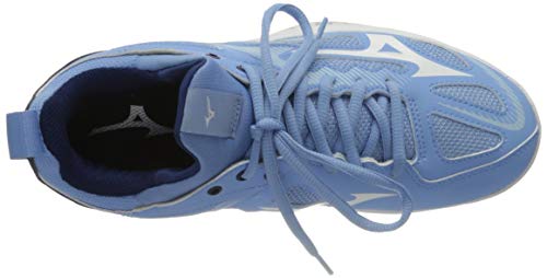 Mizuno Wave Stealth V, Handball Shoe Mujer, Dellarblue/White/2768c, 37 EU