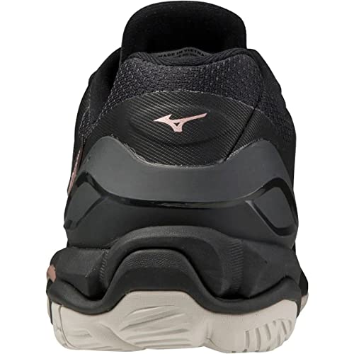 Mizuno Wave Stealth V NB, Zapatilla de Balonmano Mujer, Oro Rosa Negro, 37 EU