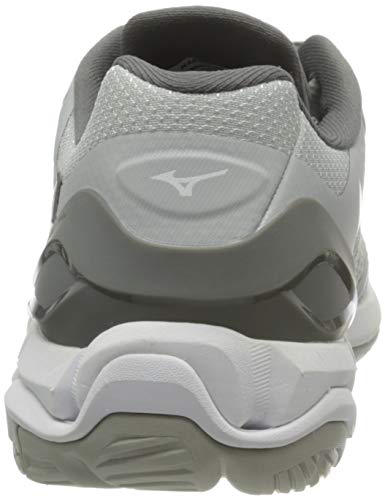 Mizuno Wave Stealth V, Zapatilla de Balonmano Mujer, Harbourmist/Wht/Qshade, 36.5 EU