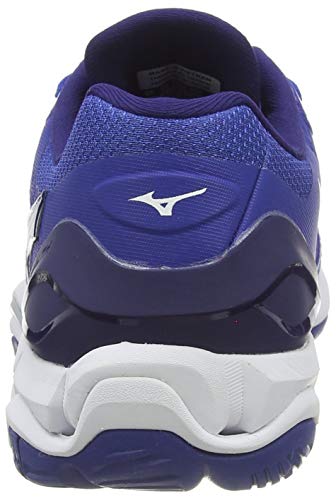 Mizuno Wave Stealth V, Zapatillas Deportivas para Interior Unisex Adulto, Azul (Trueblue/Wht/Blue 06), 42.5 EU