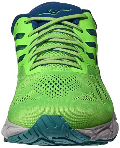 Mizuno Wave Ultima 11, Zapatillas de Running Hombre, Verde (Gecko/Blue Sapphire/Wht 16), 46 EU