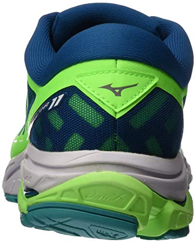 Mizuno Wave Ultima 11, Zapatillas de Running Hombre, Verde (Gecko/Blue Sapphire/Wht 16), 46 EU