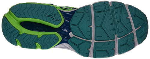 Mizuno Wave Ultima 11, Zapatillas de Running Hombre, Verde (Gecko/Blue Sapphire/Wht 16), 46 EU