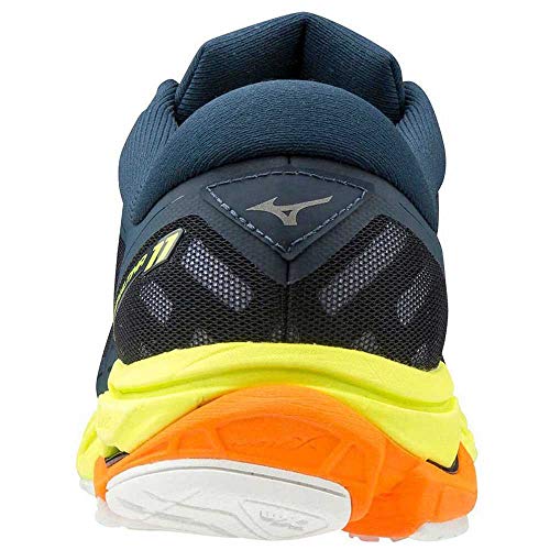 Mizuno Wave Ultima 11, Zapatillas para Correr Unisex Adulto, Dress Blues/DRES Blues/Safety Yellow, 50 EU