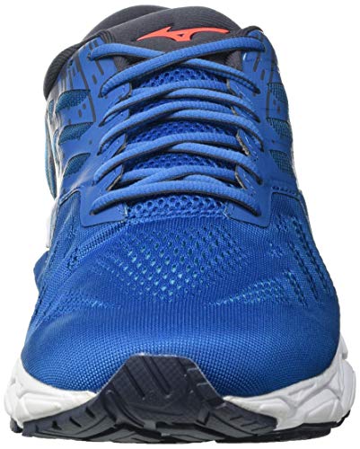 Mizuno Wave Ultima 12, Zapatillas Hombre, MykonosB/WanBlueIndiaInk, 46.5 EU