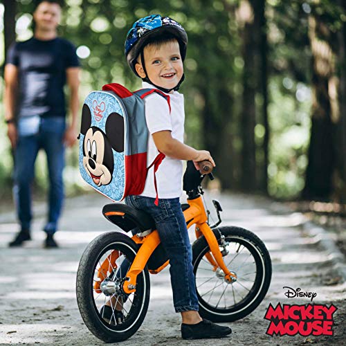 Mochila Infantil 3D, Estuche Escolar y Bolsa Merienda de Cuerdas – Mickey Mouse | Mochilas Escolares para Niños y Niñas de 3 Años | Material Escolar Vuelta al Cole de Mickey Mouse