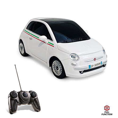 Mondo Motors - Coche con radiocontrol, escala 1:24, modelo New Fiat 500 (63001) (surtido)