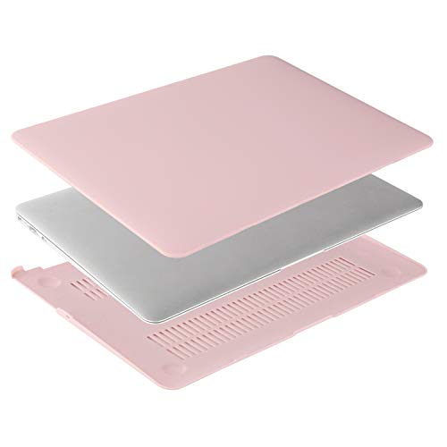 MOSISO Funda Dura Compatible con MacBook Air 13 Pulgadas (A1369 / A1466, Versión 2010-2017), Ultra Delgado Carcasa Rígida Protector de Plástico Cubierta, Cuarzo Rosa