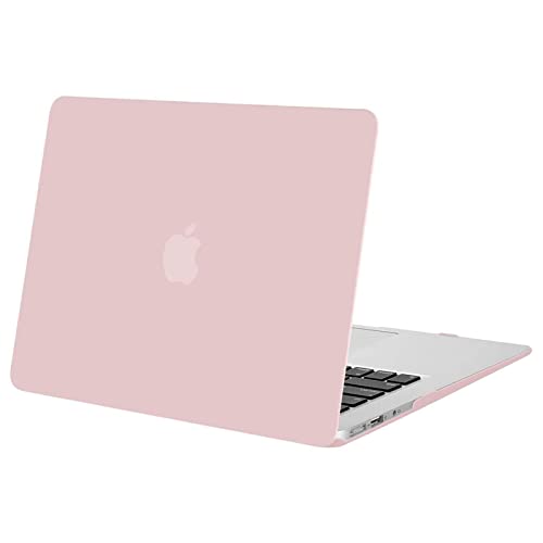 MOSISO Funda Dura Compatible con MacBook Air 13 Pulgadas (A1369 / A1466, Versión 2010-2017), Ultra Delgado Carcasa Rígida Protector de Plástico Cubierta, Cuarzo Rosa