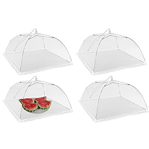 Mosquitera Comida Cubre Platos Fresca Carpas De Malla Cubrir Alimentos Cubierta Protección Moscas Cubiertas Mosquitera Comida Cubierta Malla Protección Moscas Cubiertas Protectoras Frutas Plegable