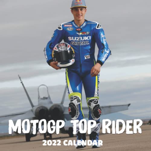 MotoGP Top Rider Calendar 2022: January 2022 - December 2022 OFFICIAL Squared Monthly Calendar, 12 Months | BONUS 4 Months 2021