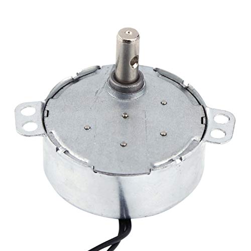 Motor síncrono, 1 unidad 220-240V CA 4W ​​CW/CCW 4W 50/60Hz Motor síncrono Motorreductor para mecanismo de ventilación de ventilador eléctrico, calentador(5-6RPM)