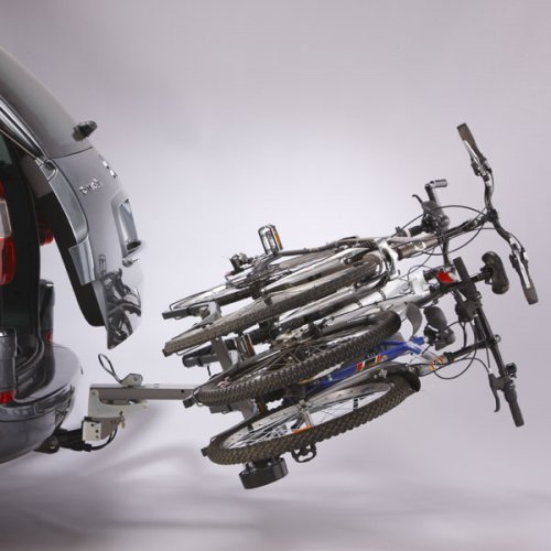 Mottez A007P3RA Plataforma Portabicicletas con Enganche para 3 Bicicletas