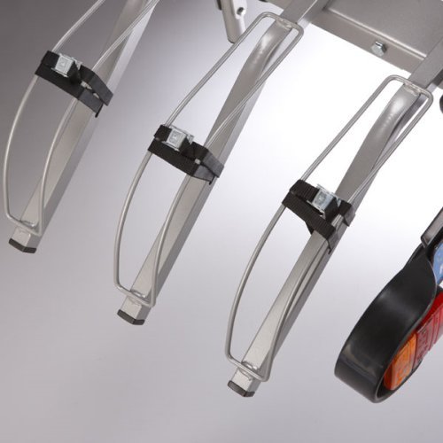 Mottez A007P3RA Plataforma Portabicicletas con Enganche para 3 Bicicletas