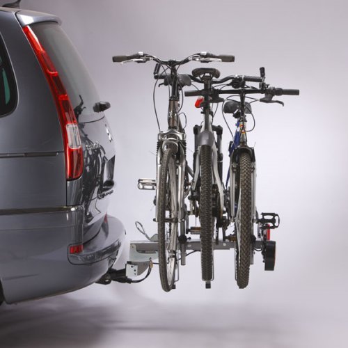 Mottez A007P3RA Plataforma Portabicicletas con Enganche para 3 Bicicletas