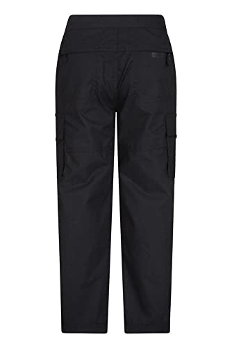 Mountain Warehouse Pantalón Active para niños - Pantalón ligero para niños, pantalón de secado rápido para cualquier época del año - Para viajar, acampar Negro 13 Años