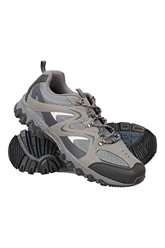 Mountain Warehouse Zapatillas Jungle para Hombre - Zapatillas de Correr Ligeras, Transpirables, Suaves, cómodas, Zapatillas Flexibles para el Gimnasio Azul Oscuro 42