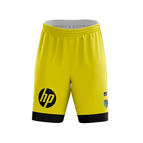 Movistar Estudiantes 8436588620170 Pantalón Short, Amarillo, Talla 16 Unisex-Adult