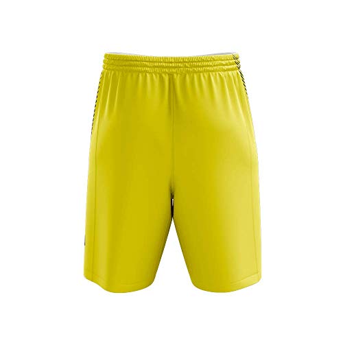 Movistar Estudiantes 8436588620170 Pantalón Short, Amarillo, Talla 16 Unisex-Adult