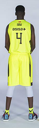 Movistar Estudiantes 8436588620170 Pantalón Short, Amarillo, Talla 16 Unisex-Adult