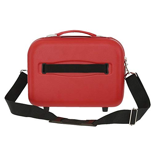 Movom Riga Nececer Adaptable Rojo 29x21x15 cms ABS