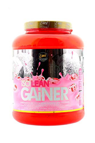 MTX nutrition IsoLeanGAINER Ganator [1,5 Kg.] Fresa Suplemento PREMIUM proteínas de suero con carbohidratos avanzados, Ganancia de Peso Muscular