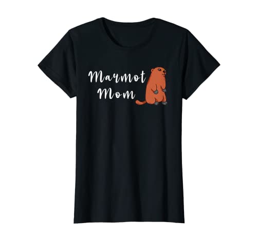 Mujer Marmot mamá Woodchuck roedor animal madre marmota Camiseta