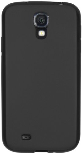 mumbi Funda para Samsung Galaxy S4 (Piel sintética) Galaxy S4 TPU Black Negro