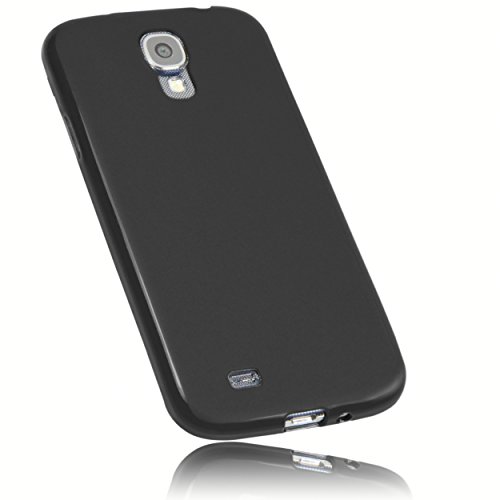 mumbi Funda para Samsung Galaxy S4 (Piel sintética) Galaxy S4 TPU Black Negro