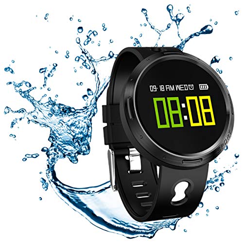 Muvit I/O Health Aqua - Reloj de Actividad y sueño, Color Negro