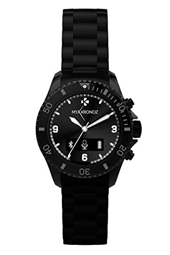 MyKronoz ZeClock - Reloj Inteligente, Color Negro