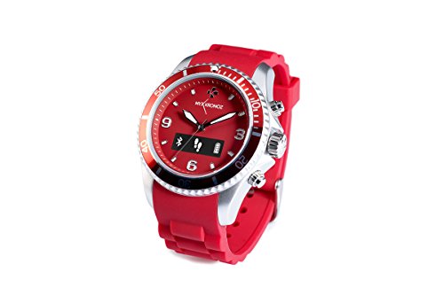 MyKronoz ZeClock - Reloj Inteligente, Color Rojo