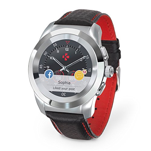 MyKronoz Zetime Premium - Smartwatch, Color Negro y Carbon, L