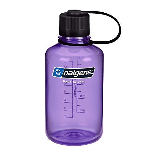 Nalgene BIDON 0,5L Boca Estrecha Botella Fitness y Ejercicio, Adultos Unisex, Multicolor (Lila), Talla Única