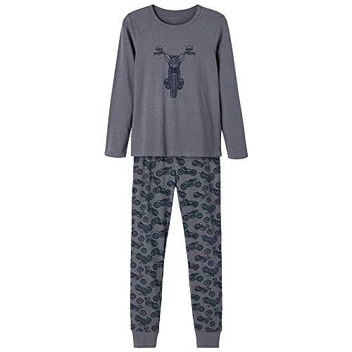 NAME IT NKMNIGHTSET Turbulence Bike Noos Juego de Pijama, 134-140 para Niños