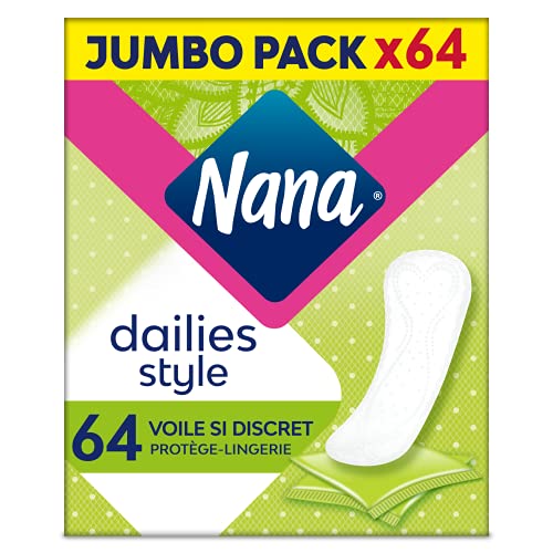 Nana Voile Si Discret - Protector de lencería fina (lote de 2 paquetes de 64 unidades)