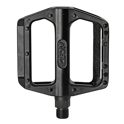 NC-17 sudpin Horas Zero Pro Pedal de Plataforma de Aluminio/Pedales de MTB/Pedal de MTB/BMX Pedal/Resistente, Ligero/sólido Pins Negro Negro