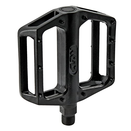 NC-17 sudpin Horas Zero Pro Pedal de Plataforma de Aluminio/Pedales de MTB/Pedal de MTB/BMX Pedal/Resistente, Ligero/sólido Pins Negro Negro