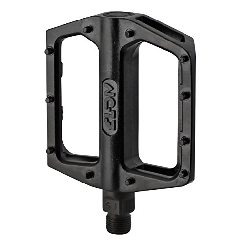 NC-17 sudpin Horas Zero Pro Pedal de Plataforma de Aluminio/Pedales de MTB/Pedal de MTB/BMX Pedal/Resistente, Ligero/sólido Pins Negro Negro