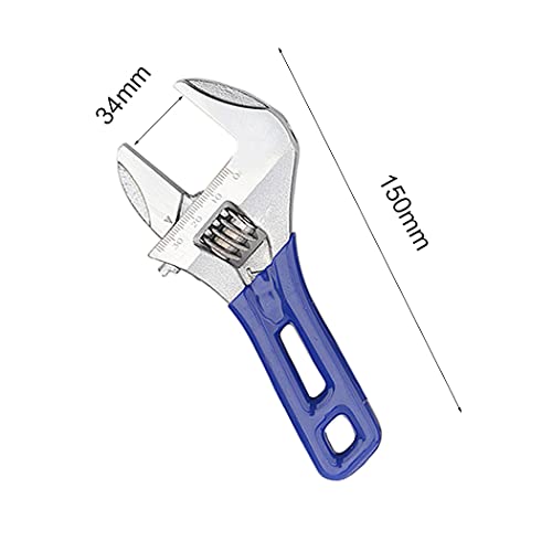 Ncheli Llave Universal Ajustable de 34mm,Adjustable Roller Wrench Llave Ajustable Gran Apertura llave ajustable llave Llave Inglesa